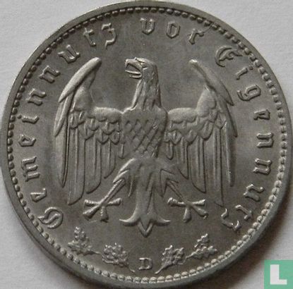 Empire allemand 1 reichsmark 1939 (D) - Image 2