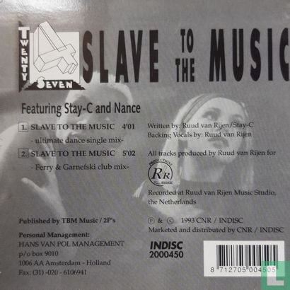 Slave to the Music - Afbeelding 2