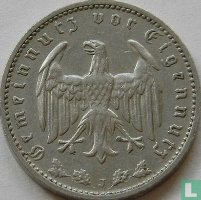 Duitse Rijk 1 reichsmark 1936 (J) - Afbeelding 2