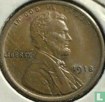 Verenigde Staten 1 cent 1918 (zonder letter) - Afbeelding 1