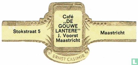 Café „De Gouwe Lantere" J. Voorst Maastricht - Stokstraat 5 - Maastricht - Image 1