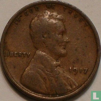 États-Unis 1 cent 1917 (sans lettre - type 2) - Image 1