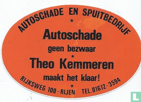 Autoschade en spuitbedrijf Autoschade geen bezwaar Theo Kemmeren maakt het klaar!