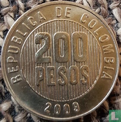 Colombie 200 pesos 2009 - Image 1