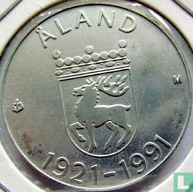 Finland 100 markkaa 1991 "70th anniversary Autonomy of Aland" - Image 1