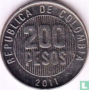 Colombie 200 pesos 2011 - Image 1
