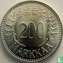 Finnland 200 Markkaa 1958 (S) - Bild 2