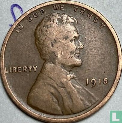 Vereinigte Staaten 1 Cent 1915 (ohne Buchstabe) - Bild 1