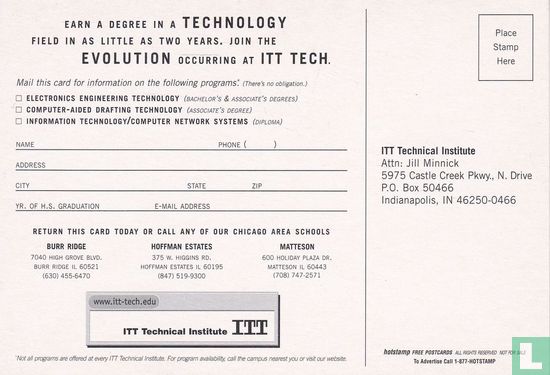 ITT Technical Institute "evolution can take..." - Afbeelding 2