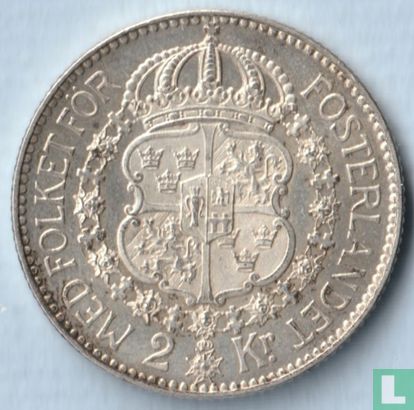 Zweden 2 kronor 1922 - Afbeelding 2