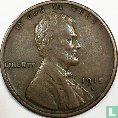 United States 1 cent 1915 (S) - Image 1