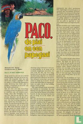 Paco, de Piai en een papegaai - Afbeelding 1