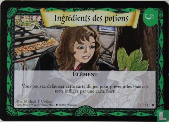 Ingrédients des potions - Afbeelding 1