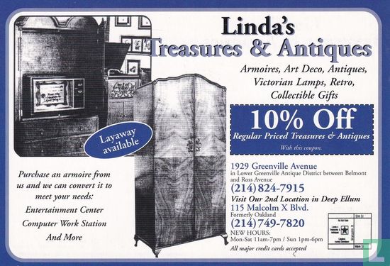 Linda's Treasures & Antiques - Afbeelding 1
