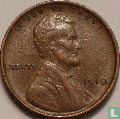 États-Unis 1 cent 1910 (sans lettre) - Image 1