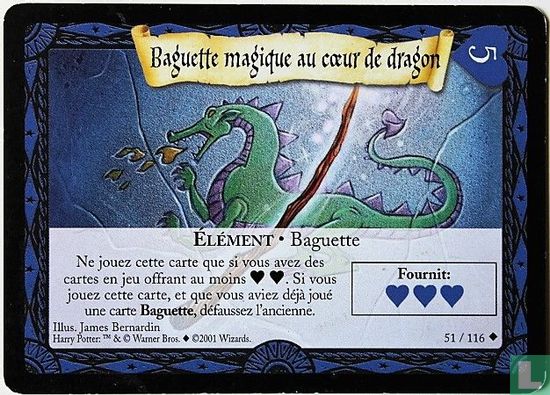 Baguette magique au coeur de dragon - Image 1