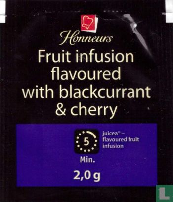 Früchtetee aromatisiert mit schwarzem Johannisbeer- & Kirschgeschmack - Afbeelding 2