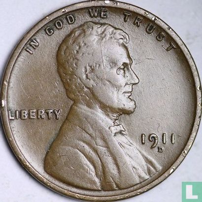 Verenigde Staten 1 cent 1911 (D) - Afbeelding 1