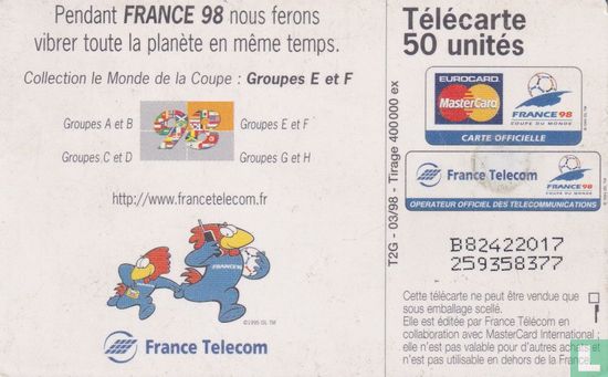 France'98 Groupes E et F - Bild 2