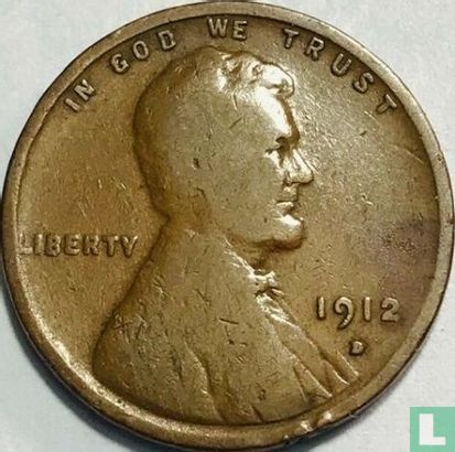 États-Unis 1 cent 1912 (D) - Image 1