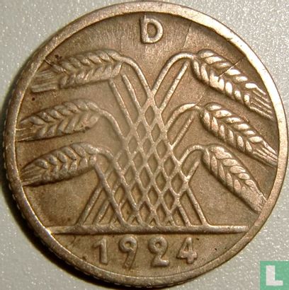 Deutsches Reich 5 Rentenpfennig 1924 (D) - Bild 1