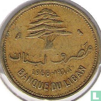 Liban 10 piastres 1968 - Image 1