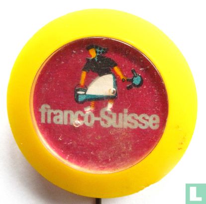 Franco - Suisse boerin [geel/rose/blauw/oranje/wit]