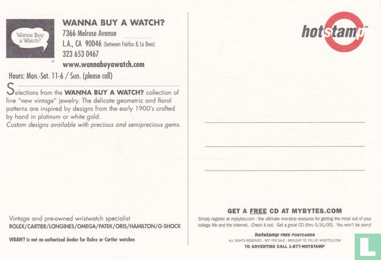 Wanna Buy a Watch?  - Afbeelding 2