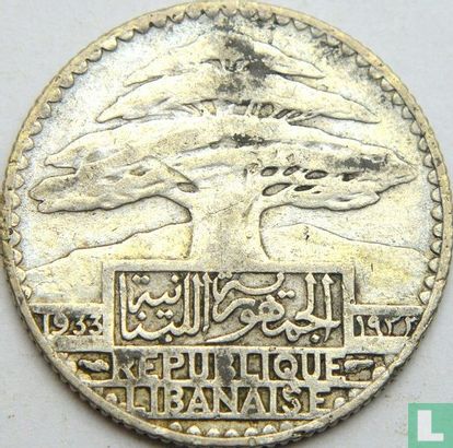 Liban 25 piastres 1933 - Image 1