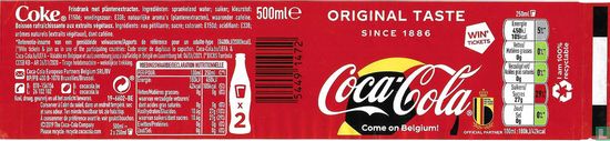 Coca-Cola 500ml - Come on Belgium! - Afbeelding 2