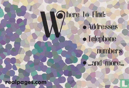 realpages.com "Where to Find:..." - Afbeelding 1