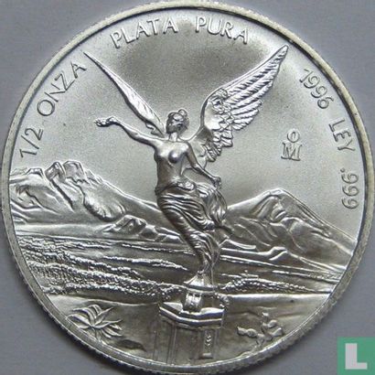 Mexico ½ onza plata 1996 - Afbeelding 1