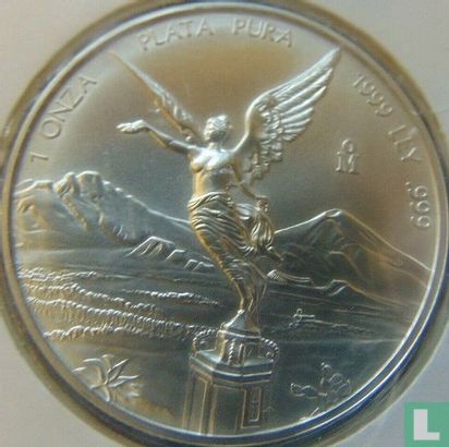 Mexico 1 onza plata 1999 - Image 1