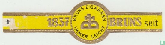 Bruns Zigarren immer leicht - 1837 - Bruns seit - Image 1