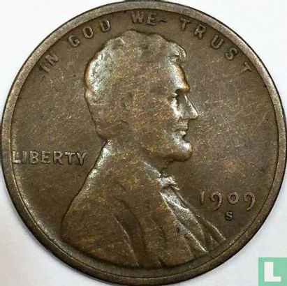 Vereinigte Staaten 1 Cent 1909 (Lincoln - S - ohne VDB) - Bild 1