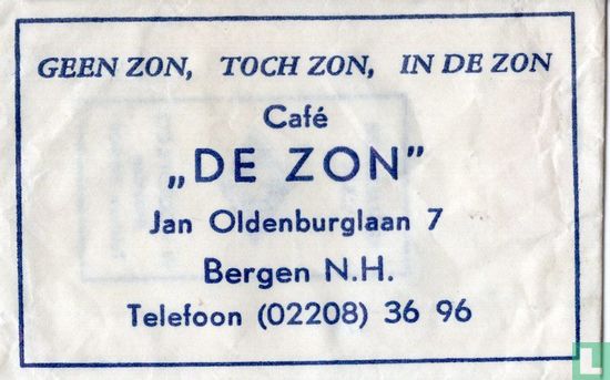 Café "De Zon" - Afbeelding 1