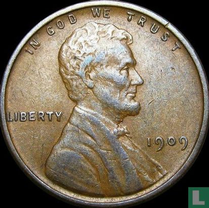 Verenigde Staten 1 cent 1909 (Lincoln - zonder letter - met VDB - type 2) - Afbeelding 1
