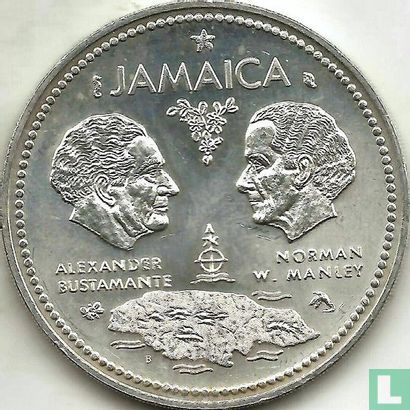 Jamaika 10 Dollar 1972 "10th anniversary of Independence" - Bild 2