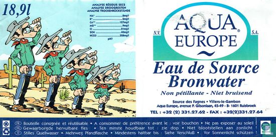 Aqua Europe - Eau de Source 