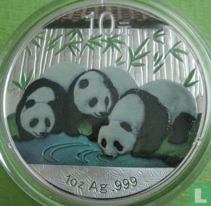 China 10 yuan 2013 (gekleurd) "Panda" - Afbeelding 2