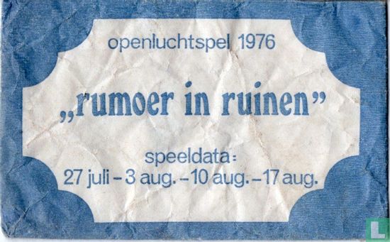 Openluchtspel 1976 "Rumoer in Ruinen" - Afbeelding 1