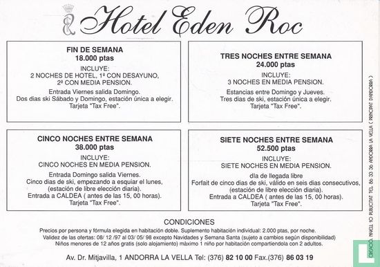 Hotel Eden Roc, Andorra - Afbeelding 2