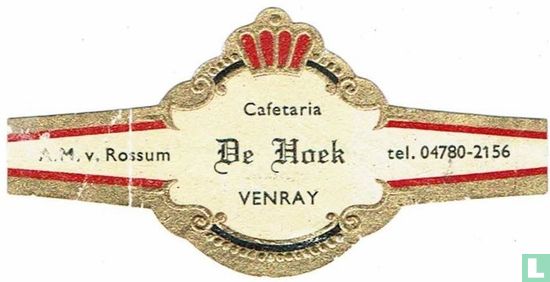Cafetaria DE Hoek Venray - A.M. v. Rossum - tel. 04780-2156 - Image 1