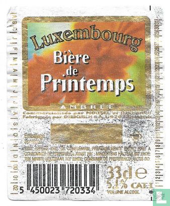 Luxembourg Bière de Printemps Ambrée - Image 2