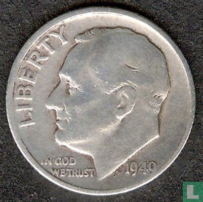 United States 1 dime 1949 (D) - Image 1