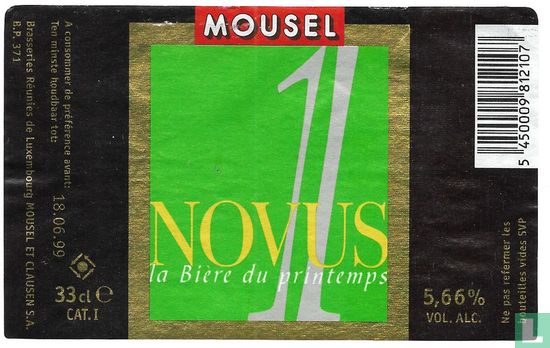 Novus 1 Bière de printemps - Image 1