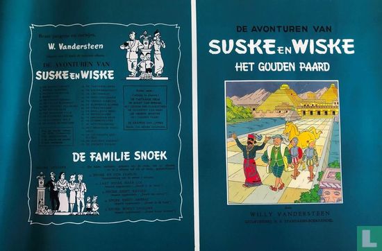 Suske en Wiske - Proefdruk cover Het gouden paard  - Afbeelding 3
