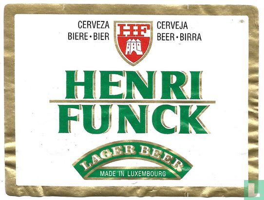 Henri Funck Lager Beer - Image 1
