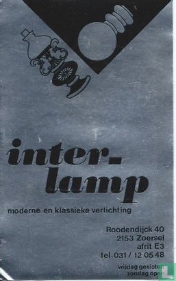 Inter-lamp moderne en klassieke verlichting