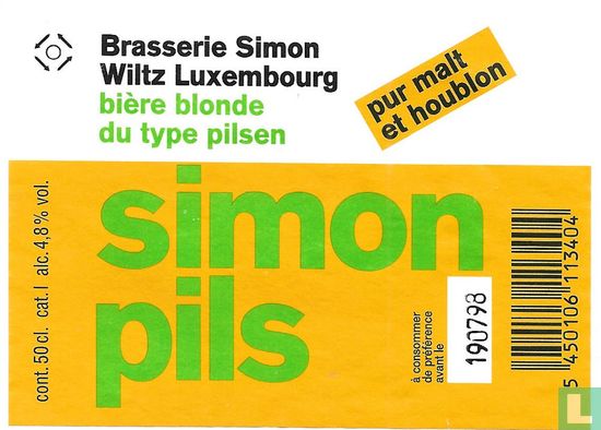 Simon Pils 50cl - Afbeelding 1